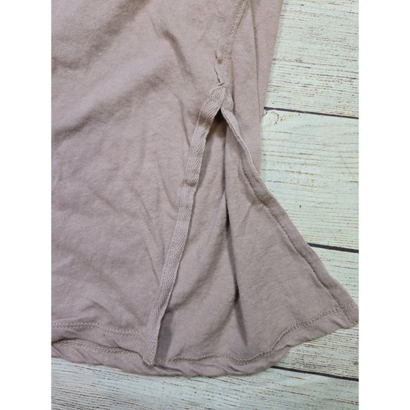 Free People Celine Long Sequin Sleeve Top Size Large Lavender Shadows Oversized - Picture 8 of 9